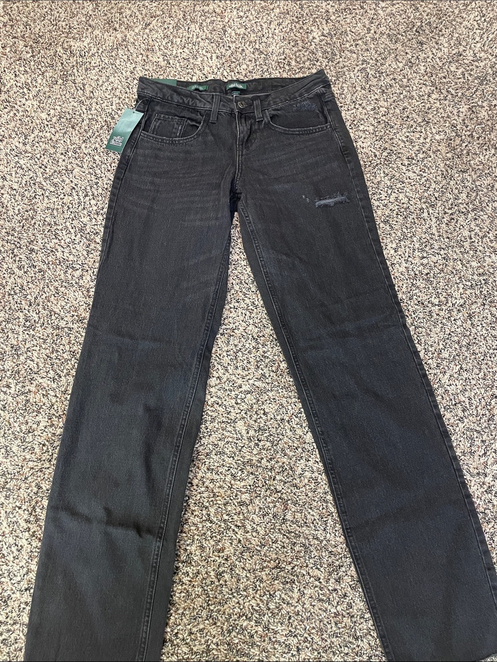 wild fable Black Straight-Leg Jeans Size 0 NWT